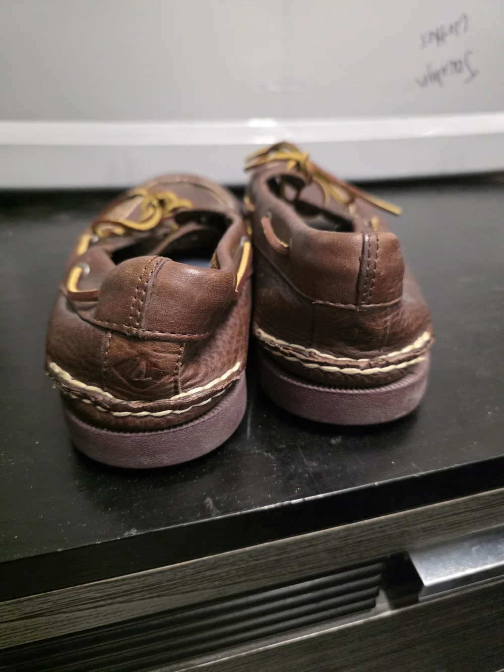 Sperry Men's Brown Leather Boat Shoes